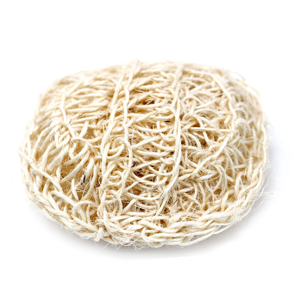 Spugna Esfoliante in Sisal – Cuscinetto Rotondo Morbido