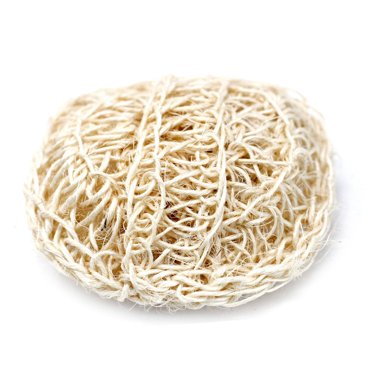 Spugna Esfoliante in Sisal – Cuscinetto Rotondo Morbido