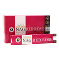 Golden Nag Rosa Rossa - Incenso alla Rosa 15g