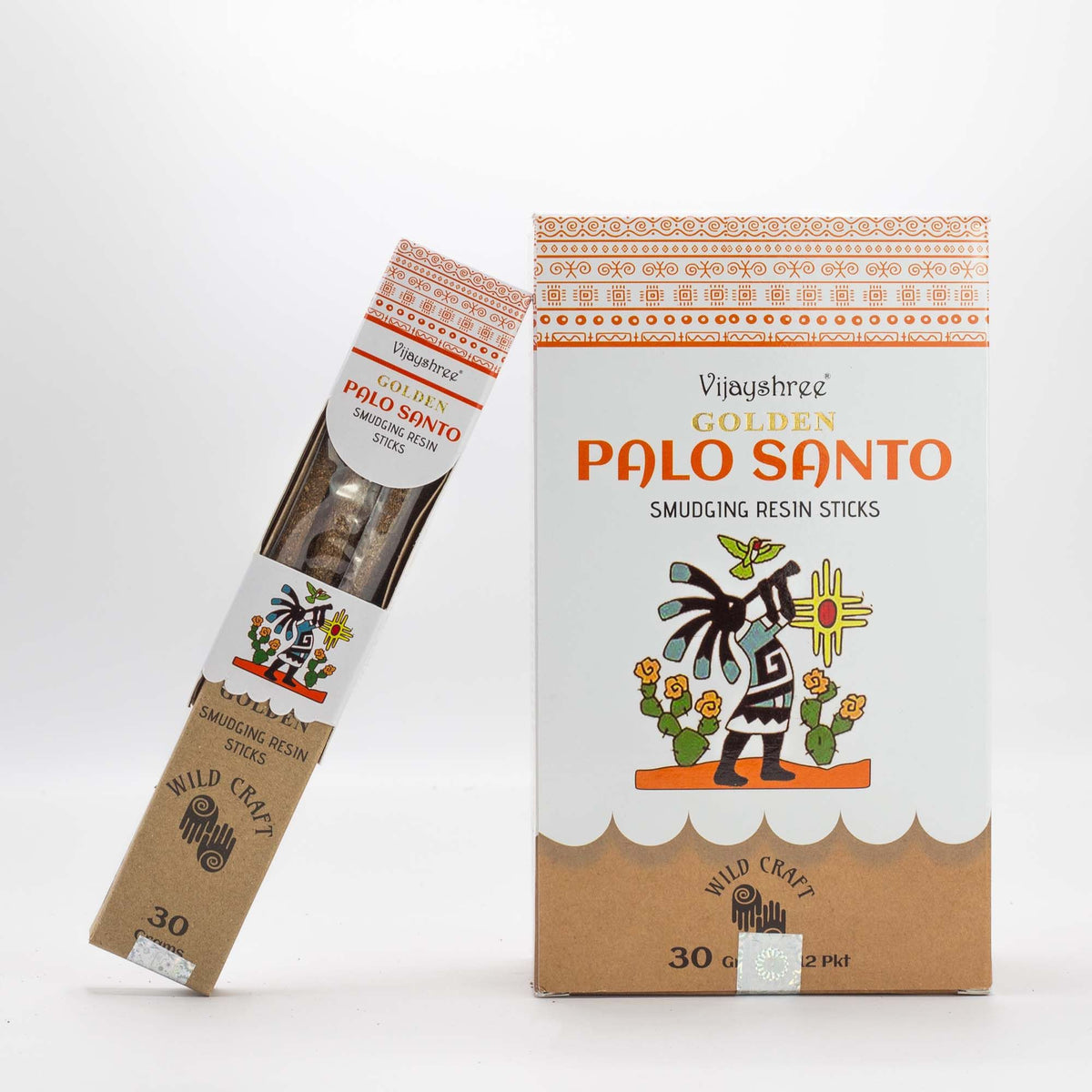 Golden Palo Santo Bastoncini di Resina per Smudging 30g (6 pz)