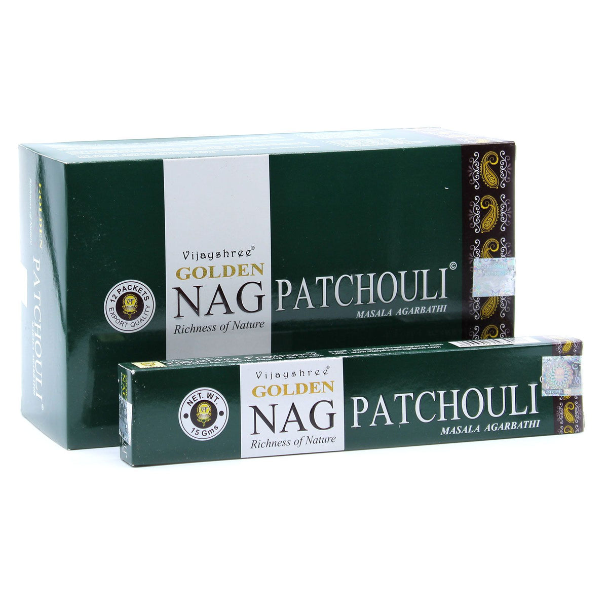 Golden Nag Patchouli - Incenso al Patchouli 15g