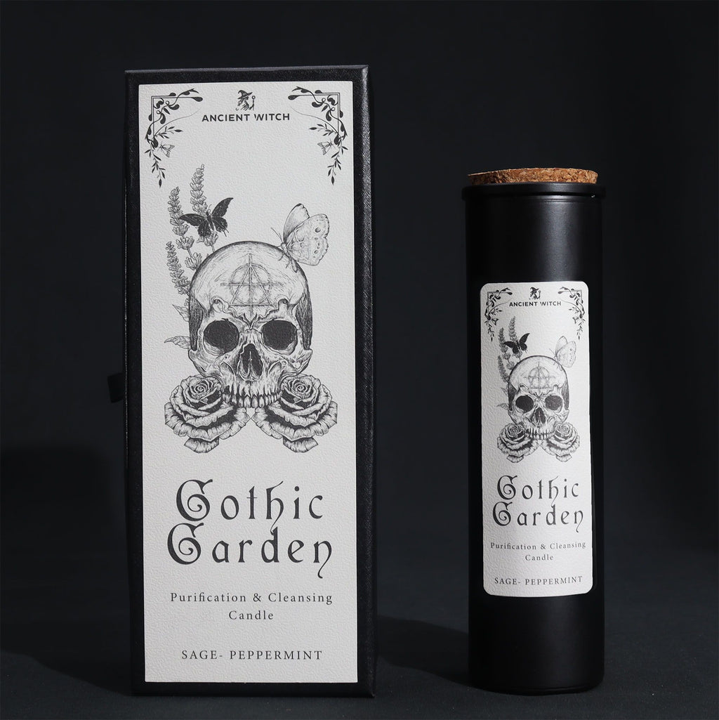 Candela rituale Ancient Witch - Giardino gotico