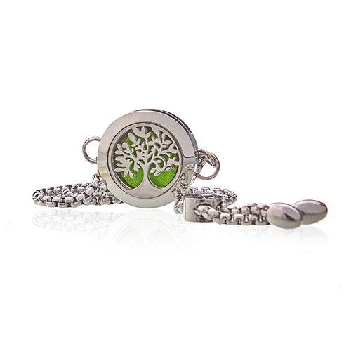 Bracciale a Catena Diffusore per Aromaterapia - Albero della Vita 20 mm