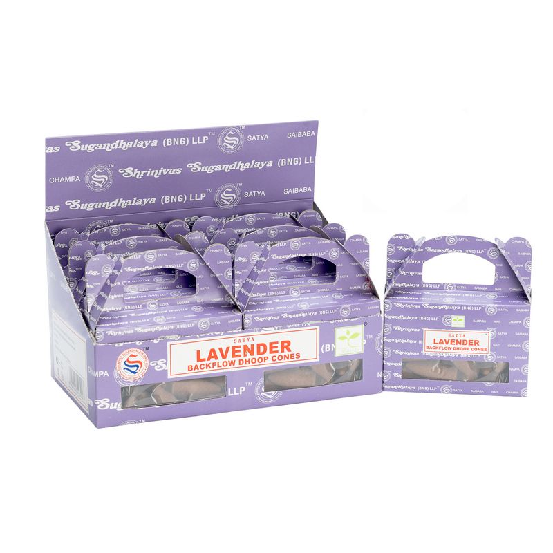 Coni Dhoop Backflow Satya - Lavanda