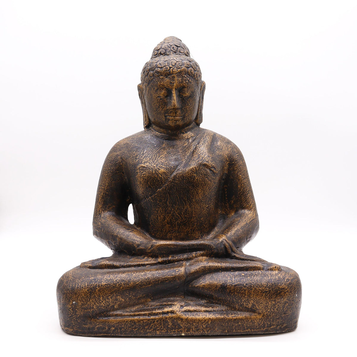Statua Buddha Classico Medio Oro Antico - 0,5m