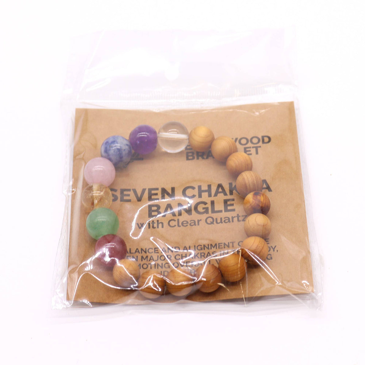 Bangle Cedro & Sette Chakra