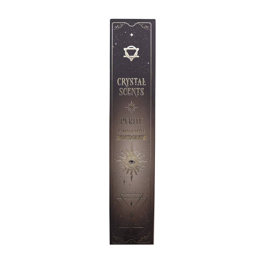 Incenso Crystal Scents con Pirite - Cannella, 10 Bastoncini