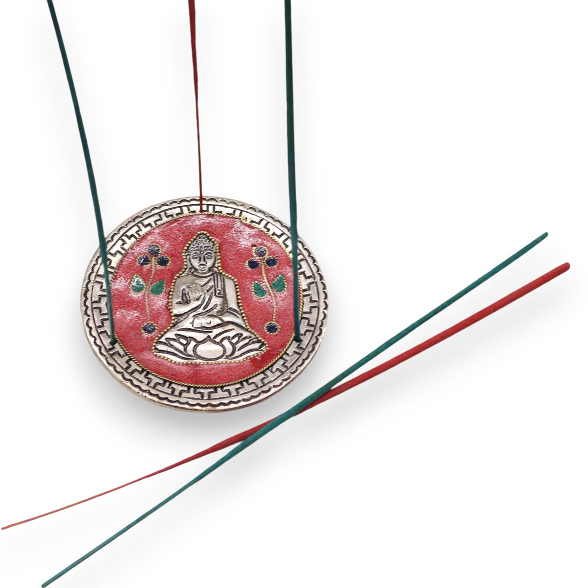 Portaincenso Buddha Rosso – 10 cm
