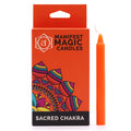 Confezione da 12 candele magiche per la manifestazione - Arancione - Chakra sacrale