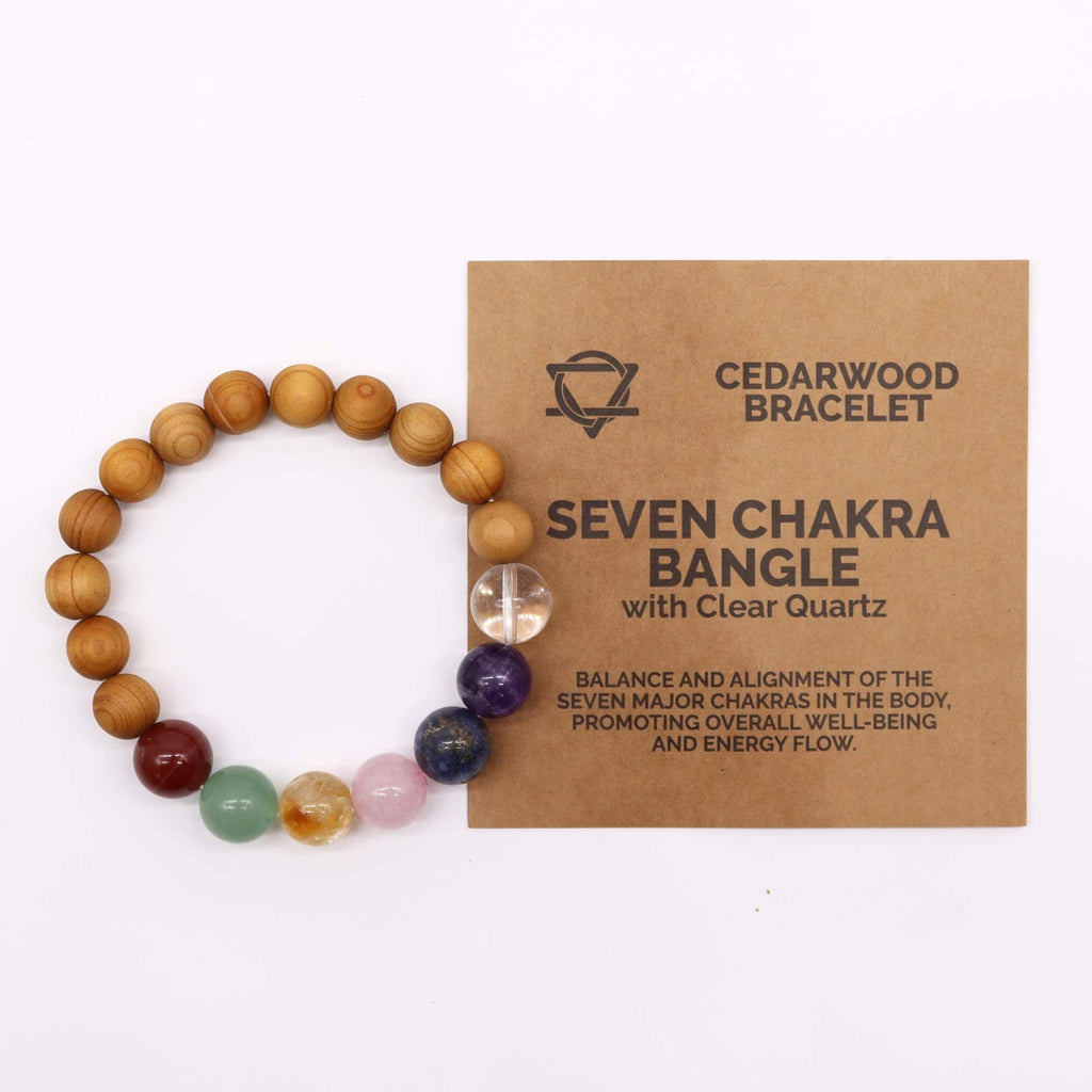 Bangle Cedro & Sette Chakra