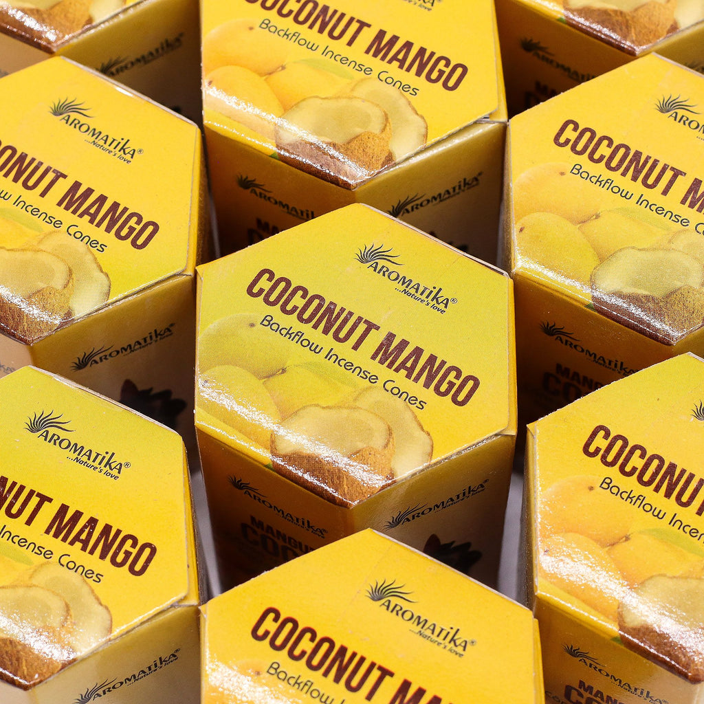 Coni Backflow Masala - Cocco e Mango (confezione da 10)