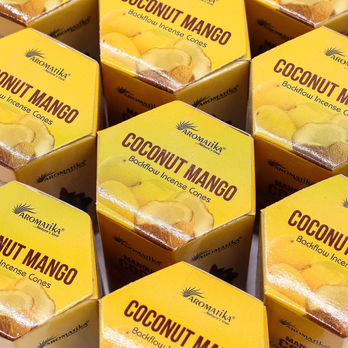 Coni Backflow Masala - Cocco e Mango (confezione da 10)
