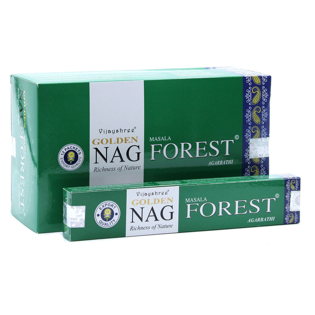 Golden Nag Incenso 15g - Foresta