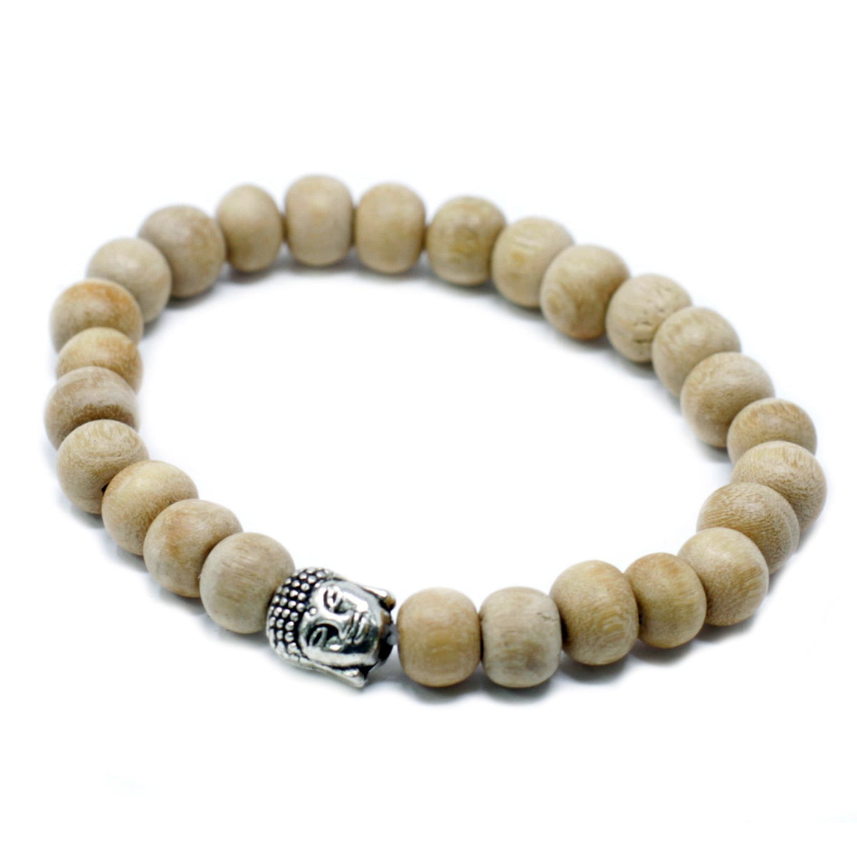 Bangle Buddha con Perle di Sandalo Profumato