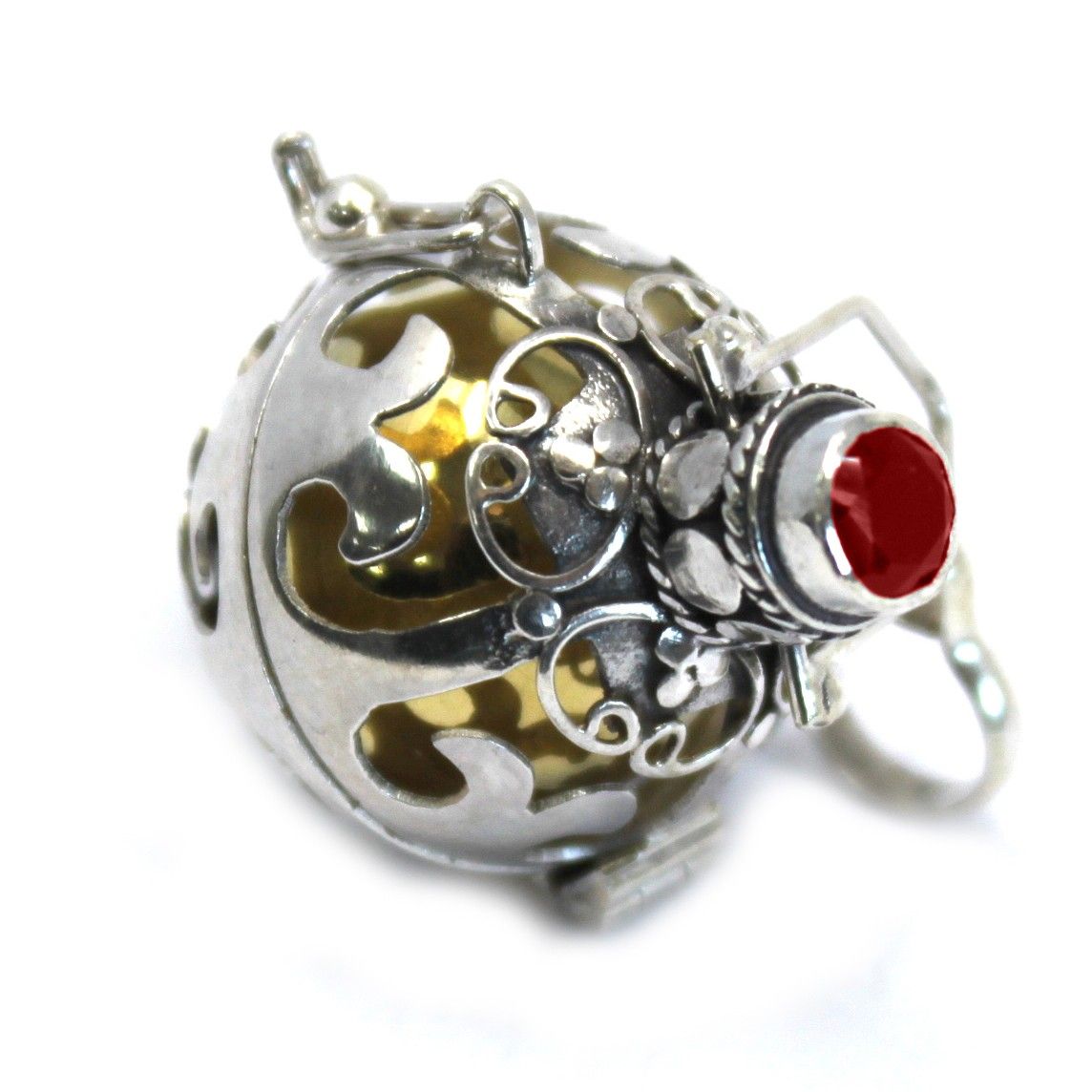 Campanellino Angelo in Argento - Magia - 18mm