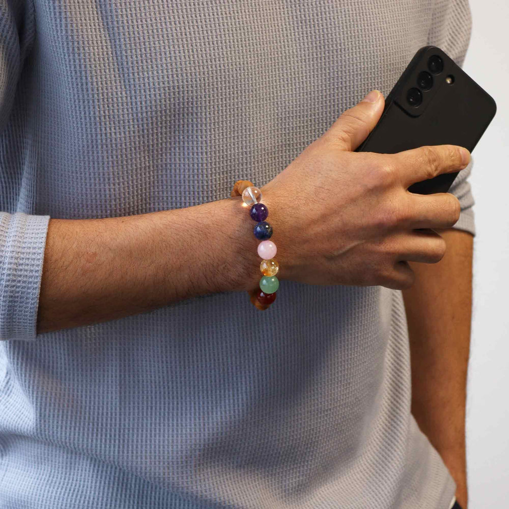 Bangle Cedro & Sette Chakra