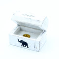 Porta Incenso Smoke Box Sbiancato 8 cm - Porta Coni