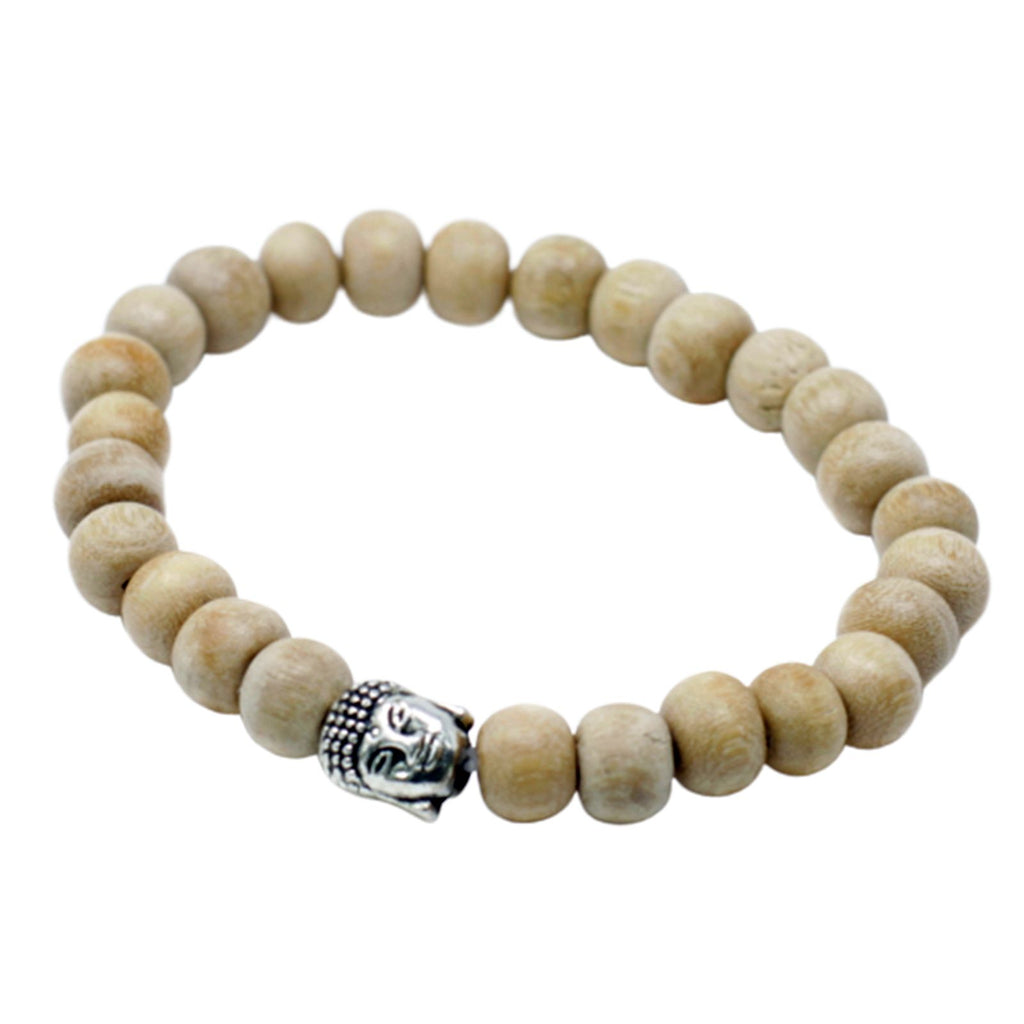 Bangle Buddha con Perle di Sandalo Profumato