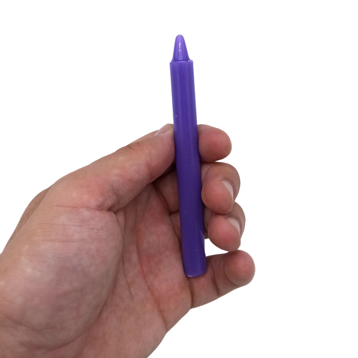 Confezione da 12 candele magiche per la manifestazione - Viola - Chakra della corona