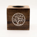 Bruciaessenze Grande in Legno di Mango - Albero della Vita