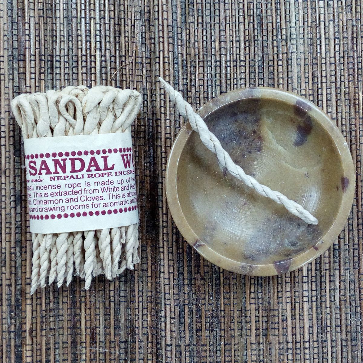 Incenso a Corda Pure Herbs al Sandalo e Spezie - 50 Corde