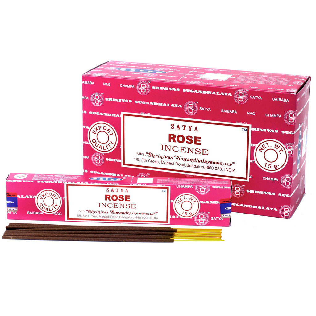 Satya Incenso 15g - Rosa