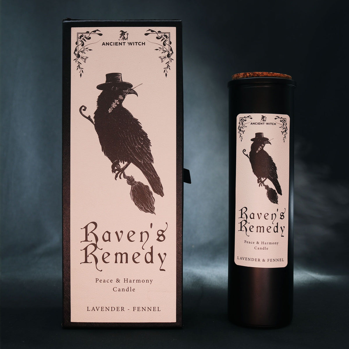 Candela rituale Ancient Witch - Rimedio del corvo