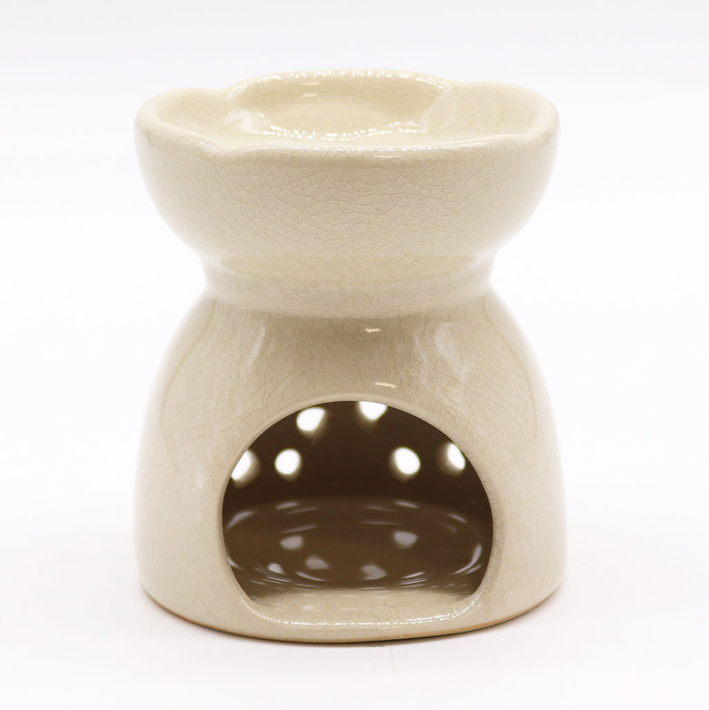 Bruciaessenze in Ceramica Albero della Vita - Avorio