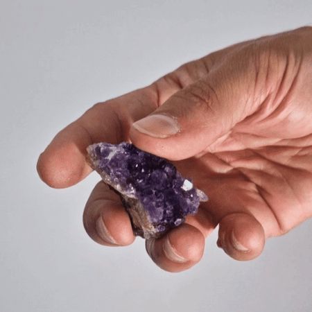 Piccola Drusa di Ametista Naturale di Alta Qualità (circa 3-8cm)