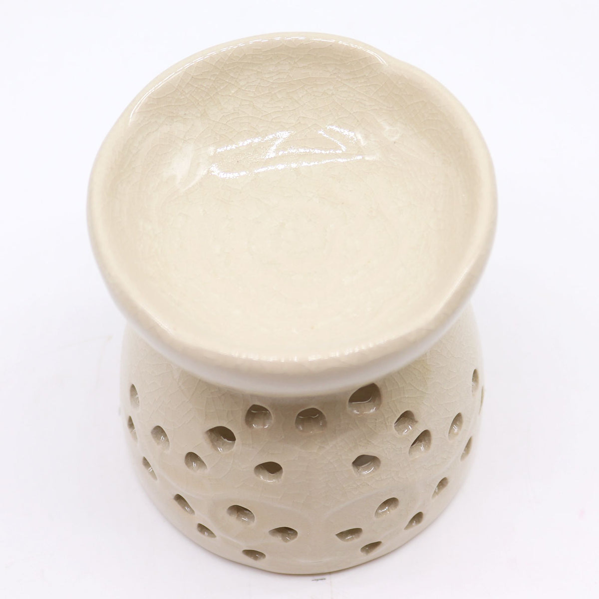 Bruciaessenze in Ceramica Albero della Vita - Avorio