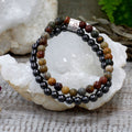 Bracciale Magnetico in Pietra Preziosa - Diaspro Picasso