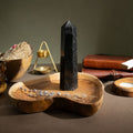 Obelisco a Sei Facce in Tormalina Nera - circa 17 cm