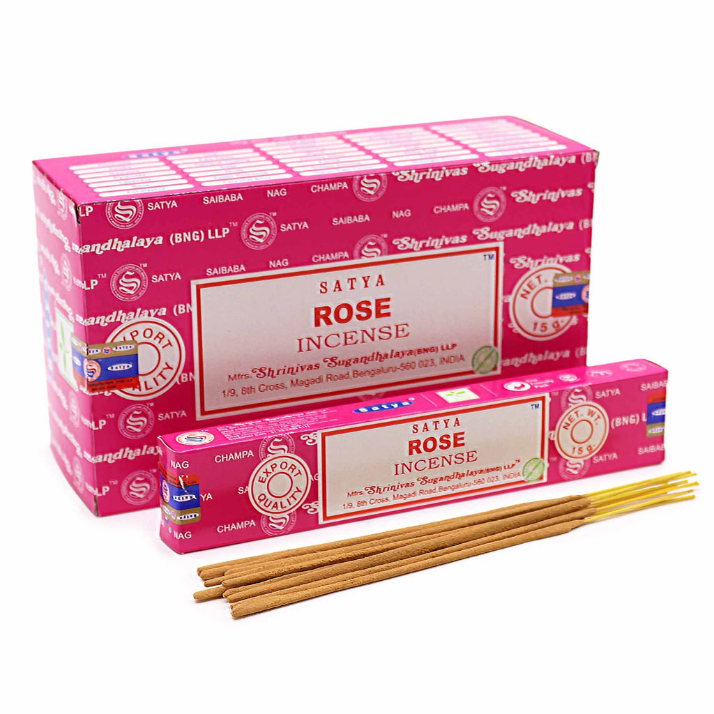 Satya Incenso 15g - Rosa
