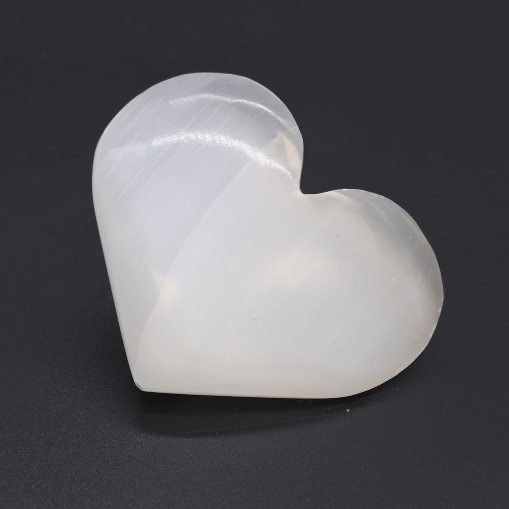 Cuore in Selenite – 5–6 cm
