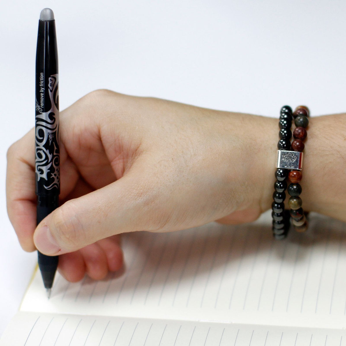Bracciale Magnetico in Pietra Preziosa - Diaspro Picasso