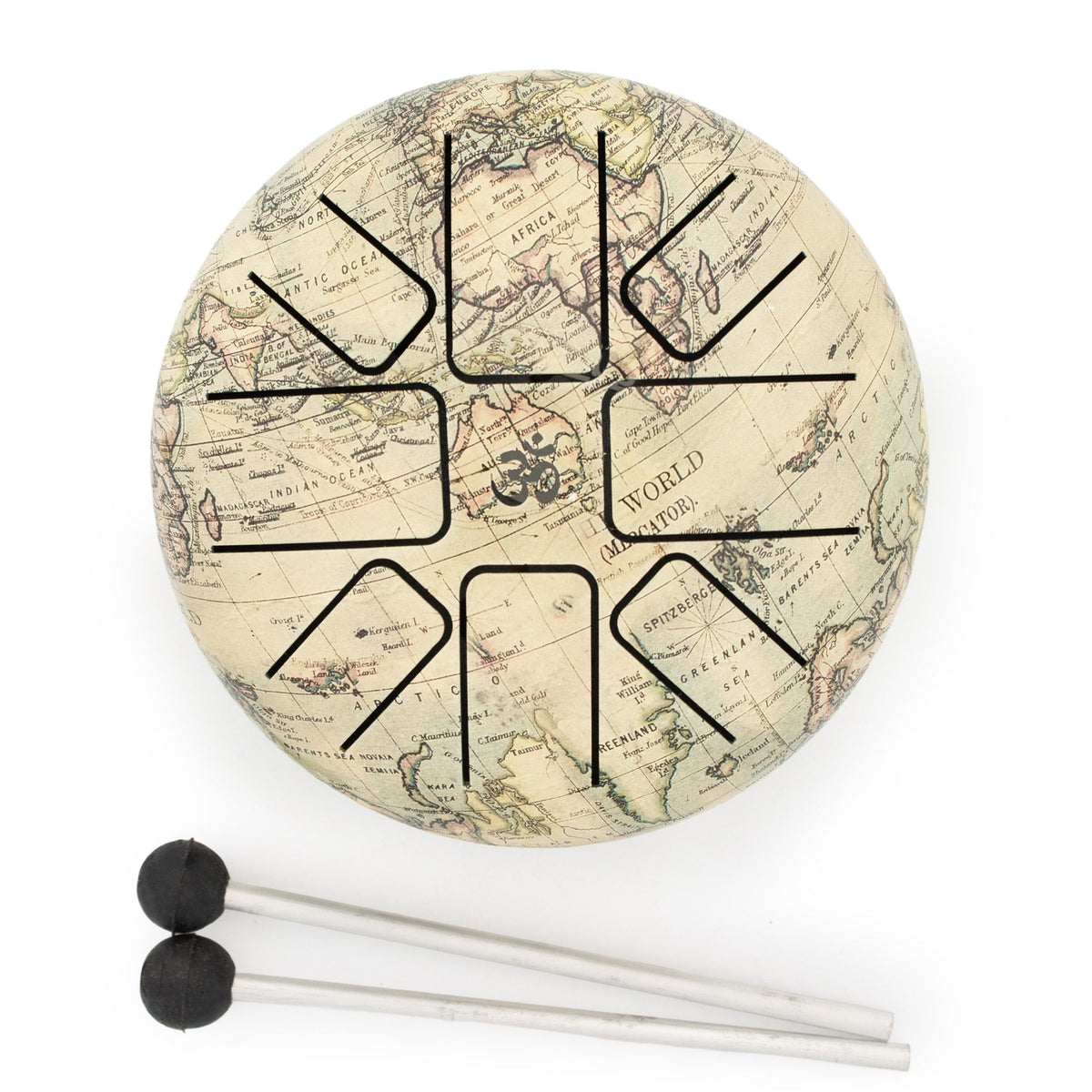 Happy Drum dal registro medio-basso – Atlante, 14 × 7 cm