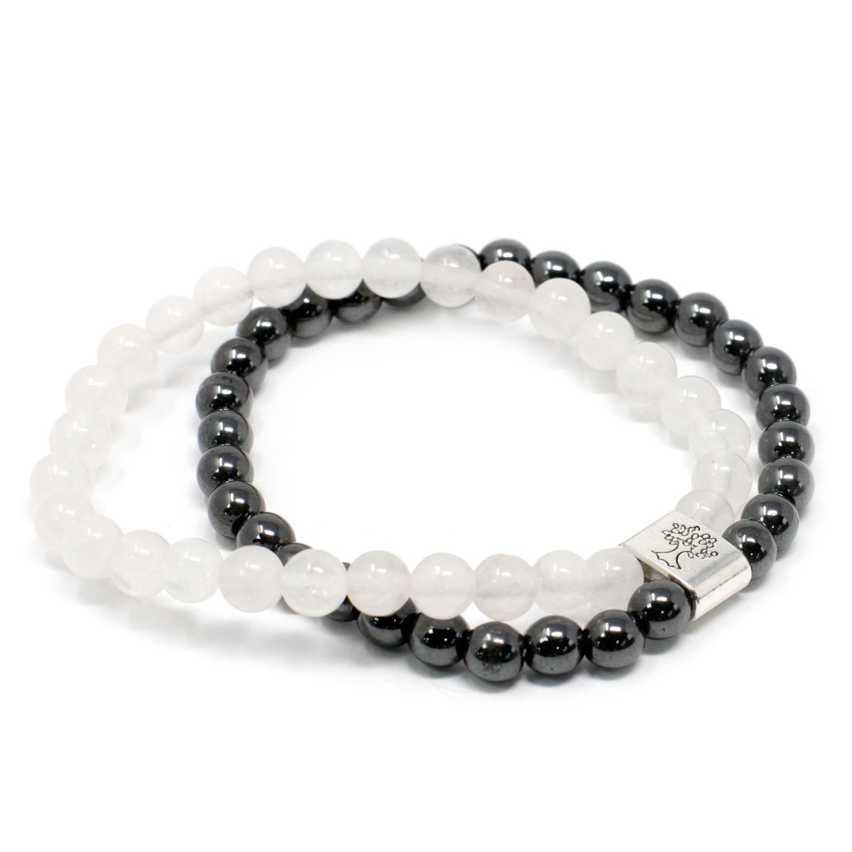 Bracciale Magnetico in Pietra Preziosa - Quarzo Ialino