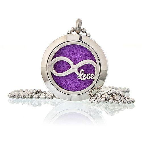 Collana Diffusore per Aromaterapia - Amore Infinito 25 mm