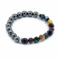 Bracciale con Gemme Sfaccettate - Arcobaleno Magnetico