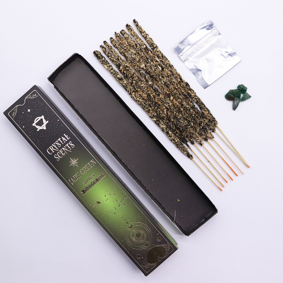 Incenso Crystal Scents con Giada - Speziato, 10 Bastoncini