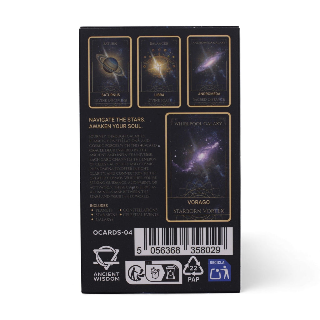 Carte Oracolo Celestial Energy Atlas - Mazzo da 40 Carte