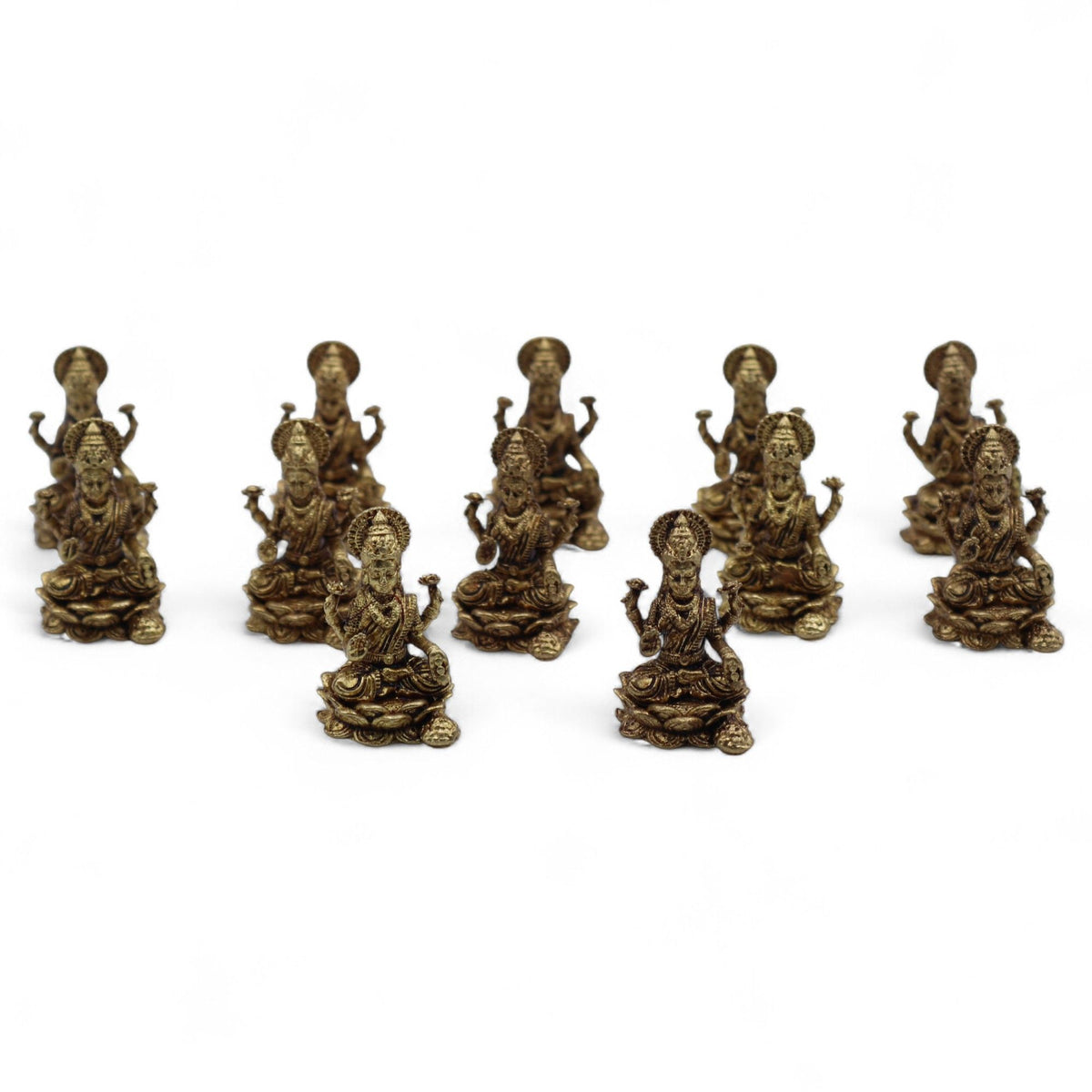 Statuetta in Ottone Divinità Indiane - Laxmi (11g) - 30mm