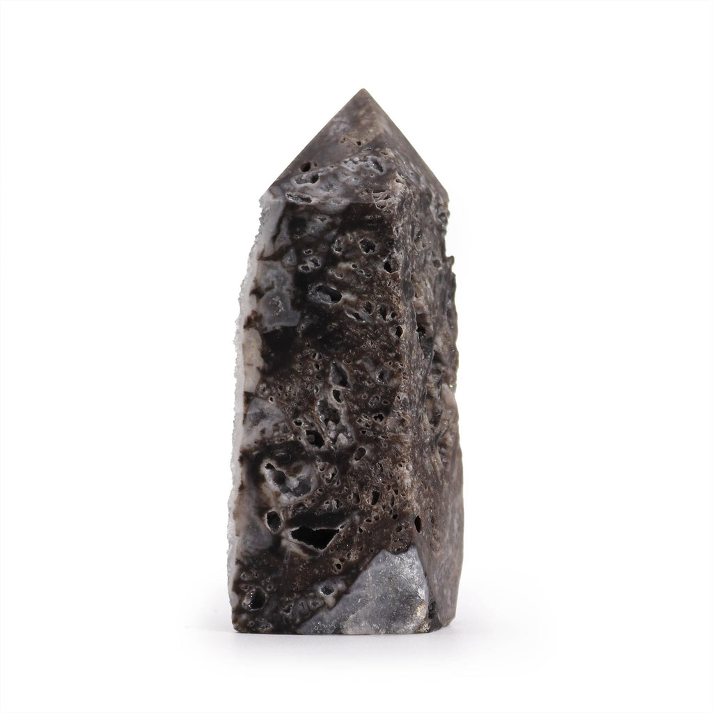 Torre in Calcite Naturale con Lati Lucidati - 9–11 cm