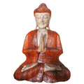 Statua Buddha Scolpita a Mano - 30cm Benvenuto