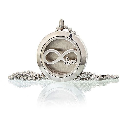 Collana Diffusore per Aromaterapia - Amore Infinito 25 mm