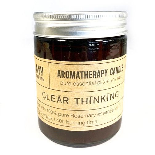 Candela di Soia per Aromaterapia 200 g - Chiarezza Mentale