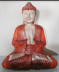 Statua Buddha Scolpita a Mano - 40cm Benvenuto