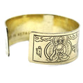 Bracciale Tibetano in Ottone - Cinque Buddha