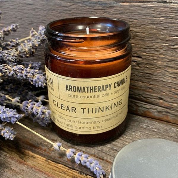 Candela di soia per aromaterapia 200 g - Chiarezza mentale