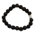 Mala Bracciale Buddha Rudraksha - Scuro